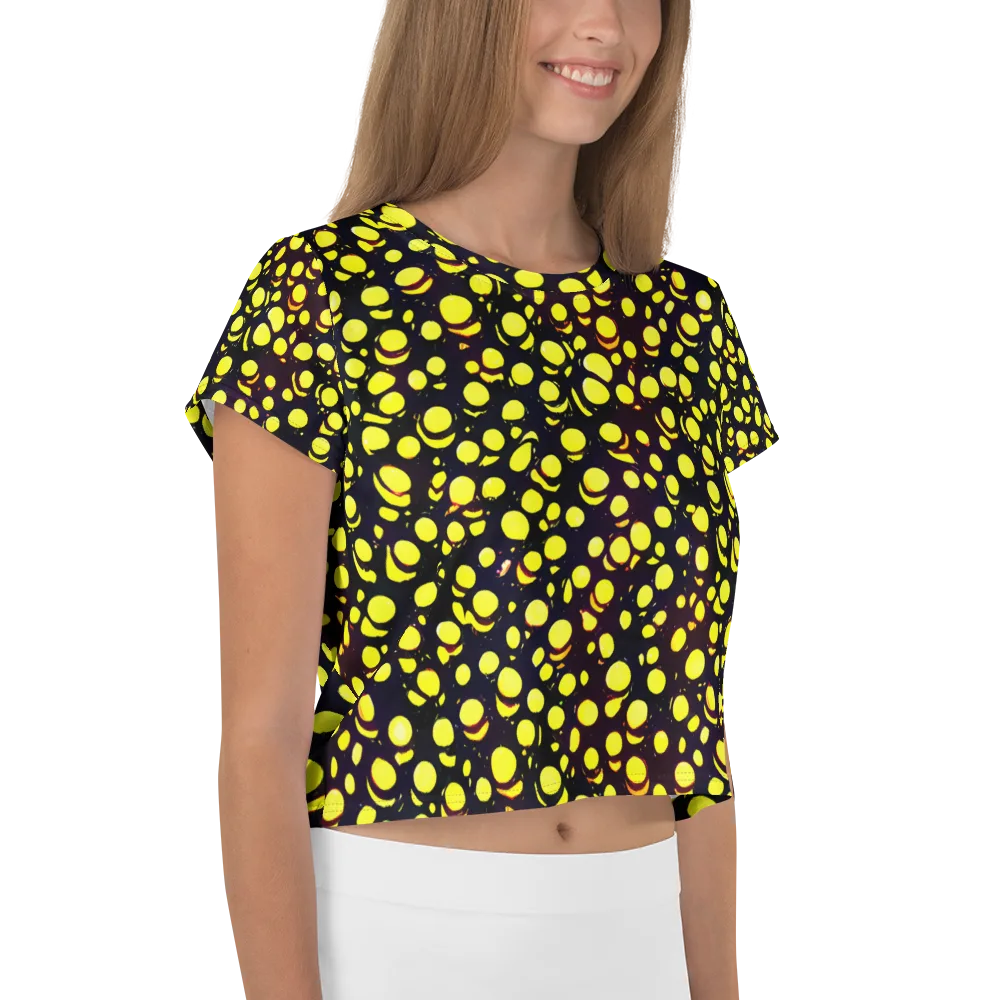 Luminous Scatter on Crop Tee — Right