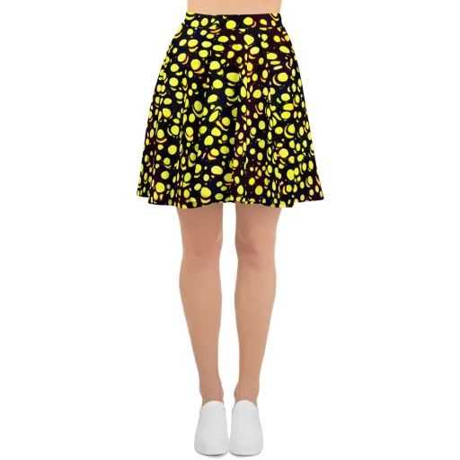 Luminous Scatter on a Skater Skirt