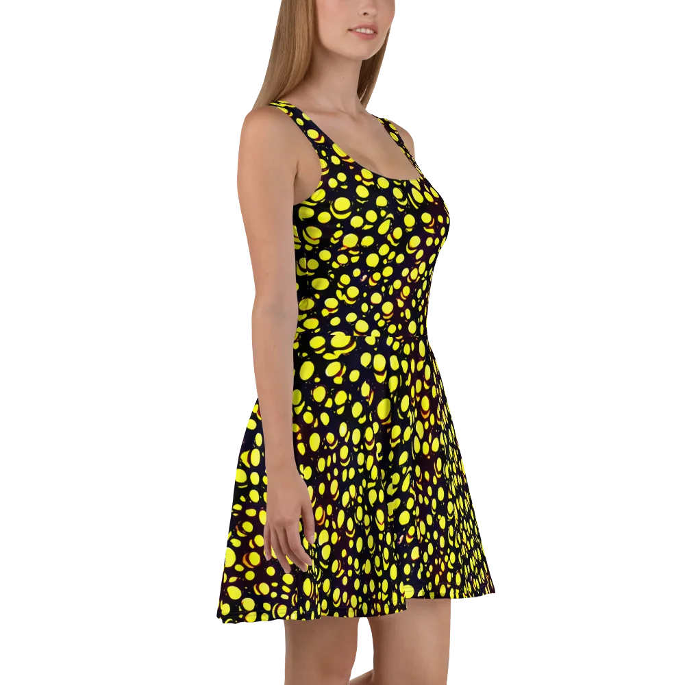Luminous Scatter on Skater Dress — Right