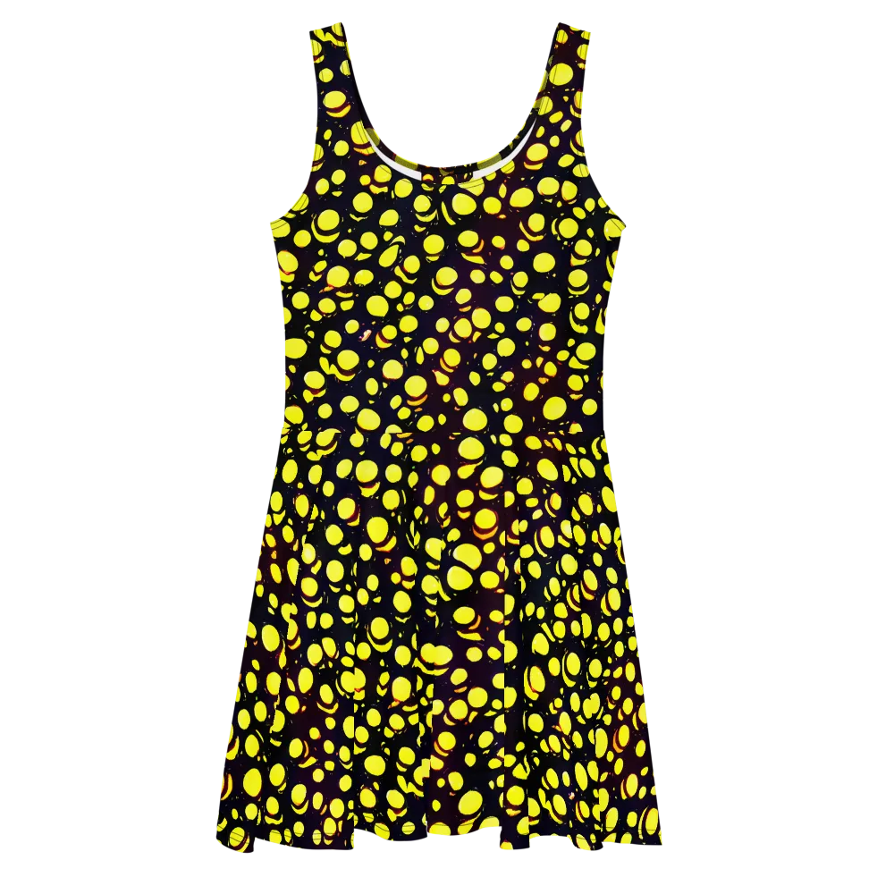 Luminous Scatter on Skater Dress — Front