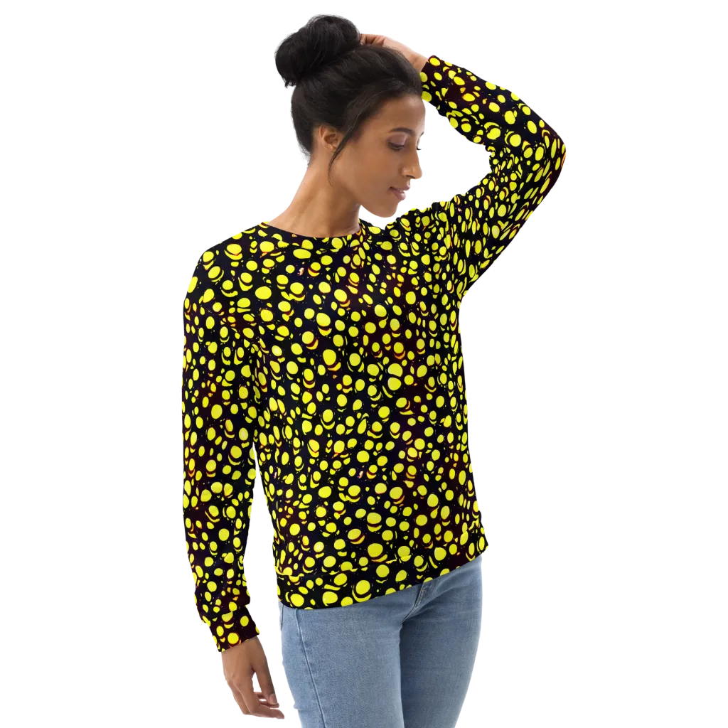 Luminous Scatter on Sweatshirt — Right Front