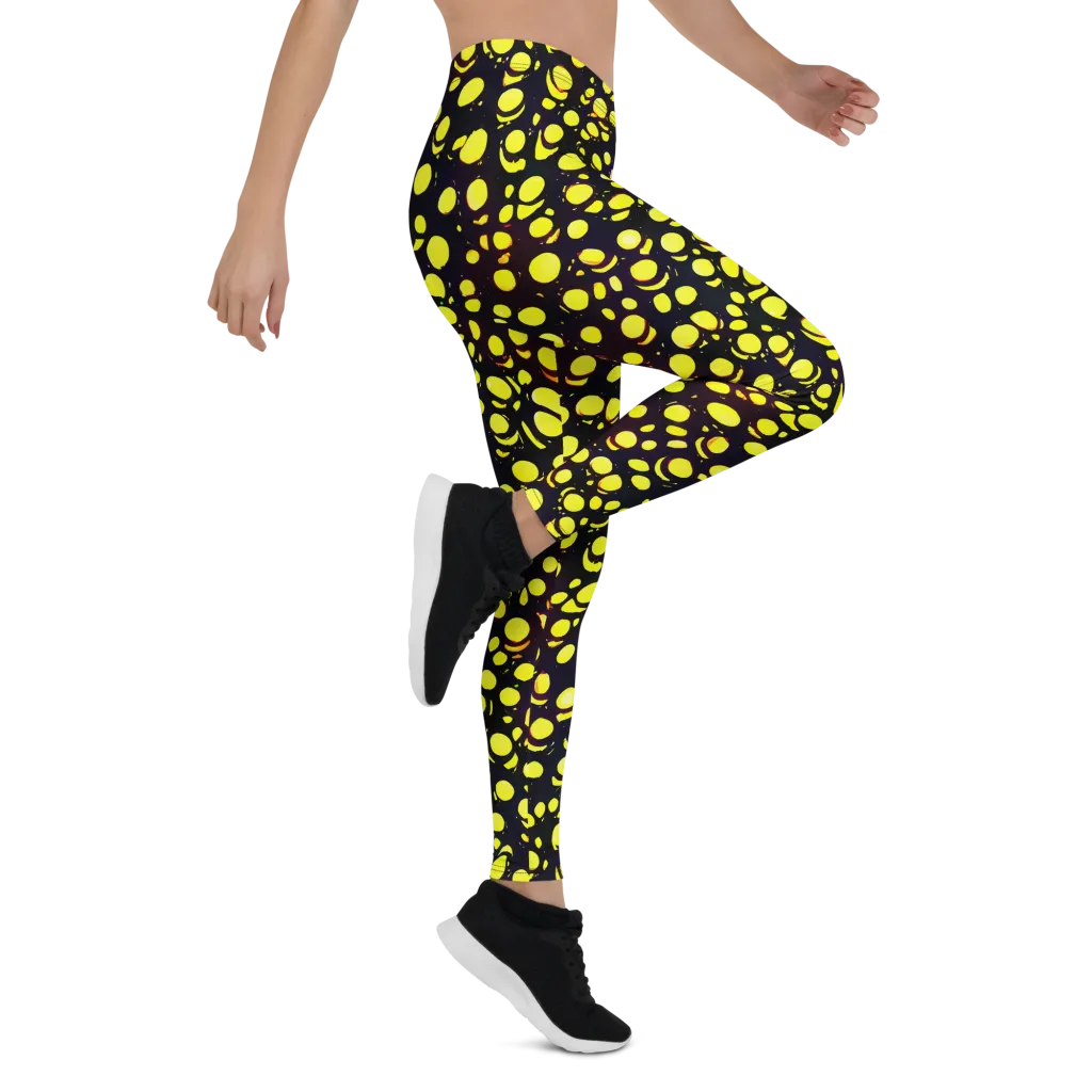 Luminous Scatter on Leggings — Right