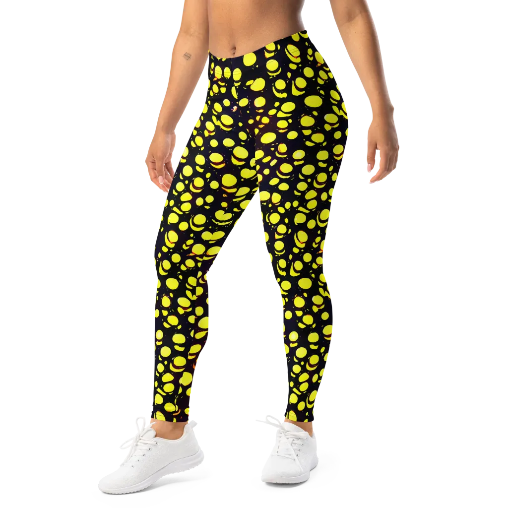 Luminous Scatter on Leggings — Left Front