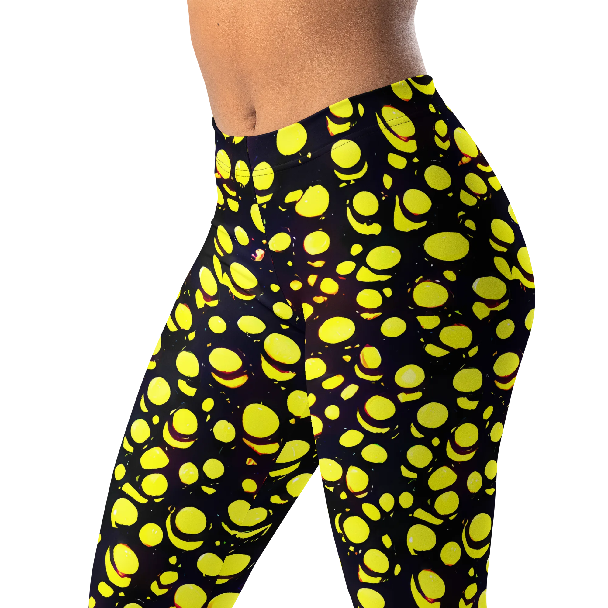 Luminous Scatter on Leggings — Left Front