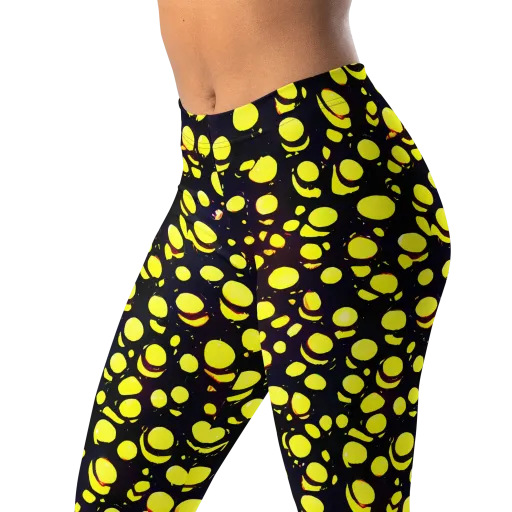 Luminous Scatter on a Leggings