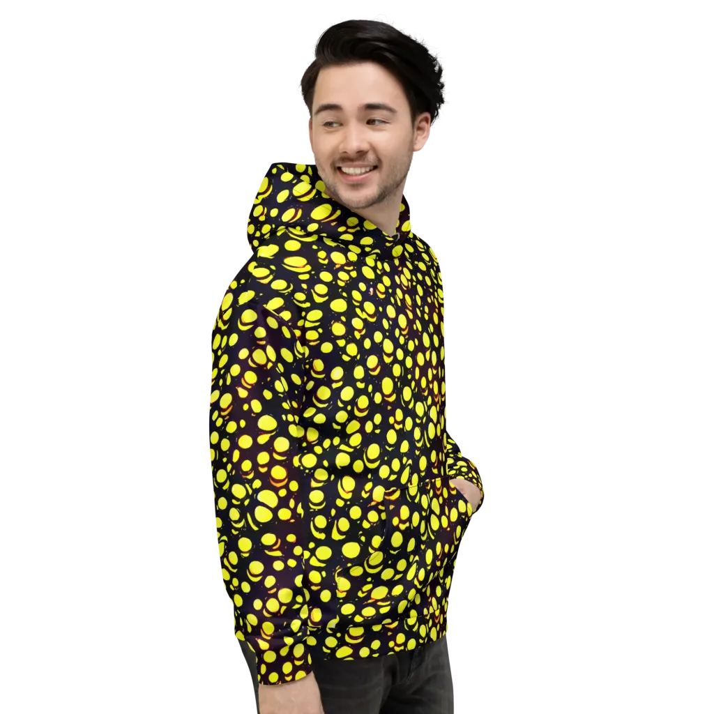 Luminous Scatter on Hoodie — Right