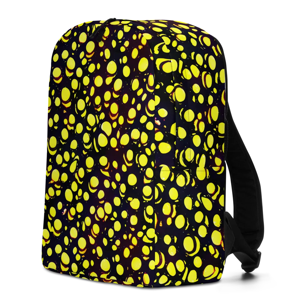 Luminous Scatter on Minimalist Backpack — Left