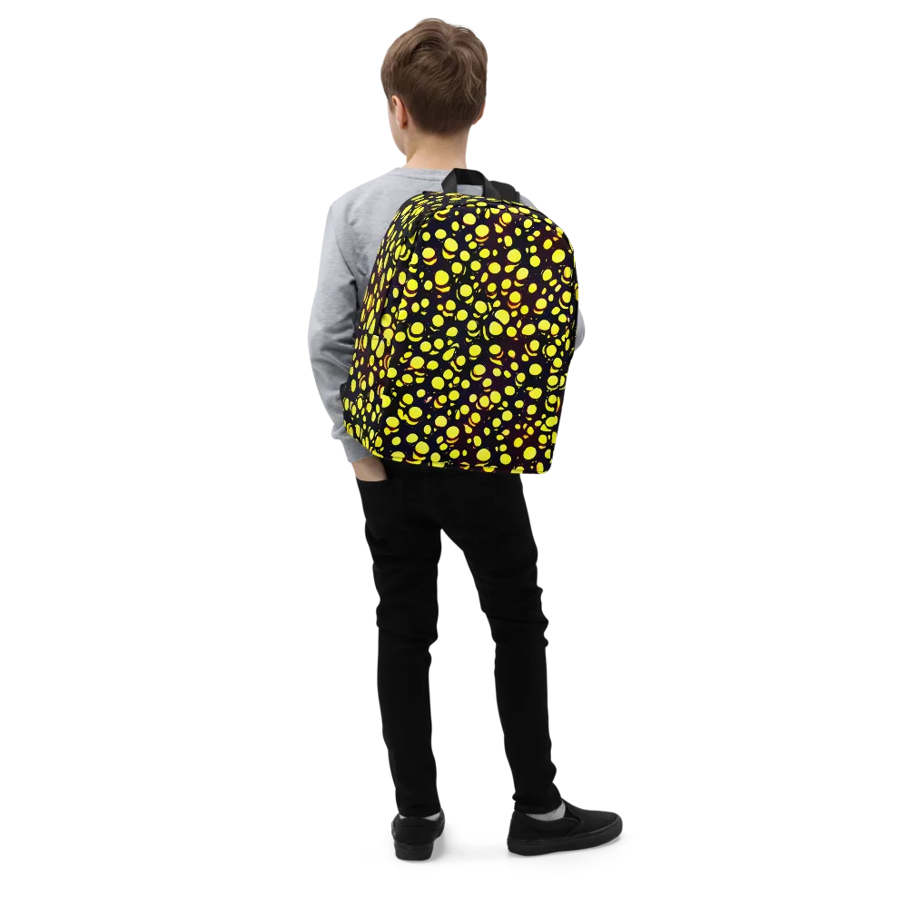 Luminous Scatter on Minimalist Backpack — Right Front