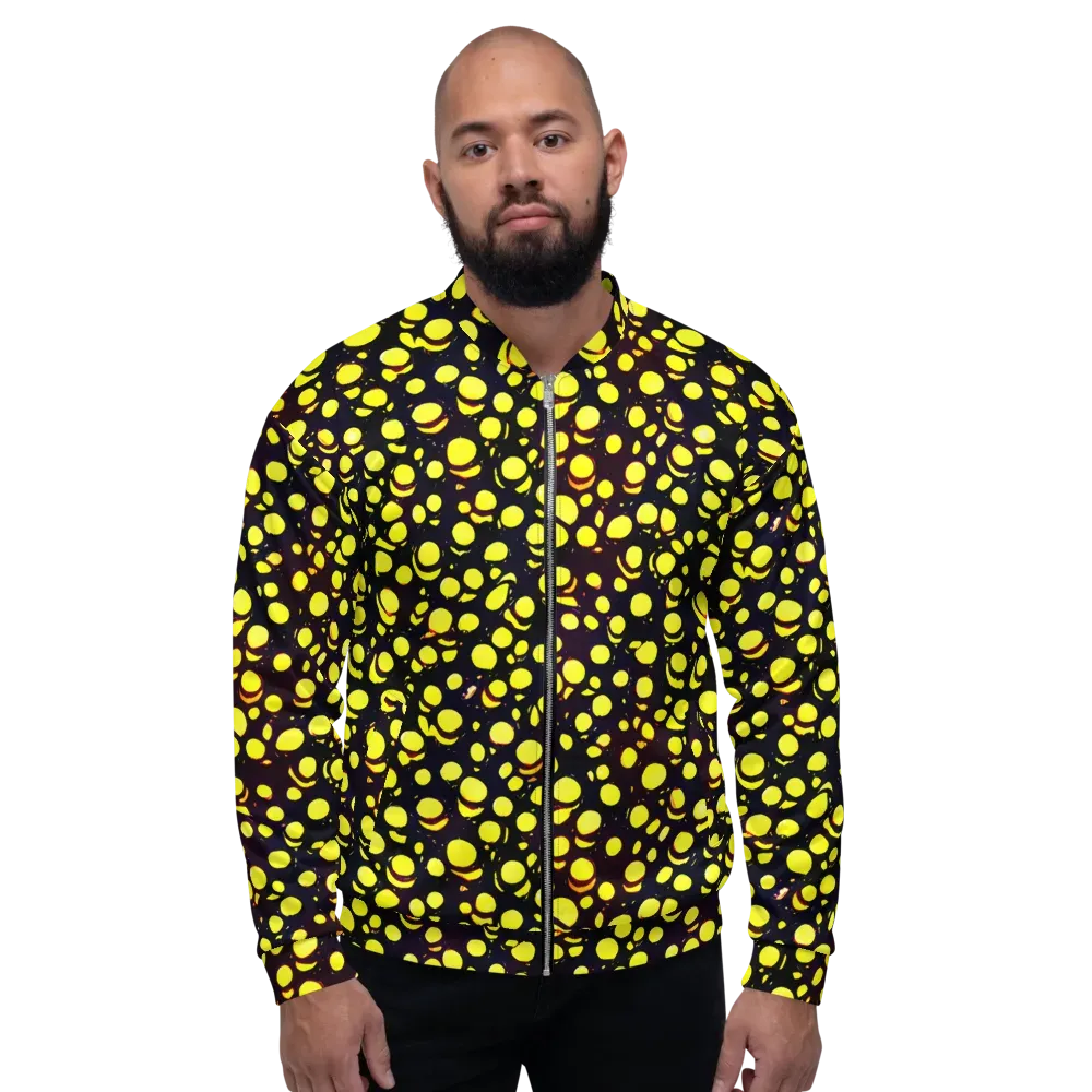 Luminous Scatter on Bomber Jacket — Front
