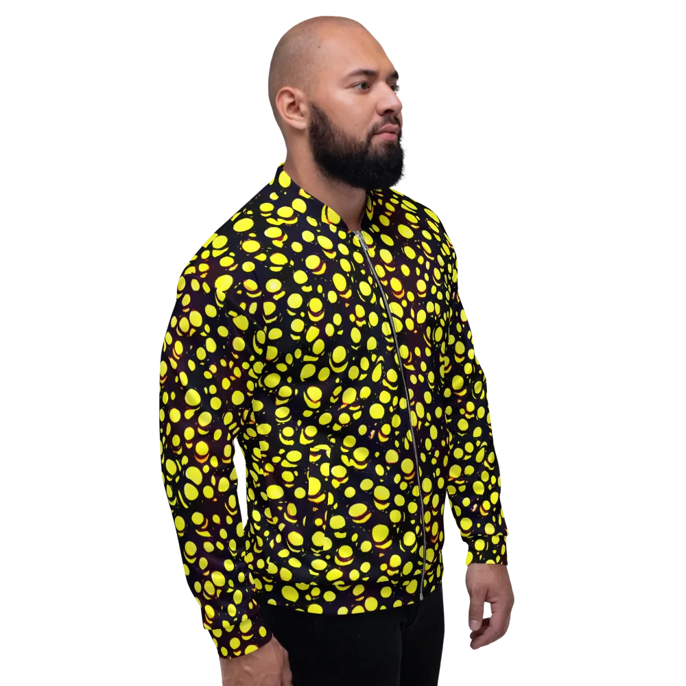 Luminous Scatter on Bomber Jacket — Right