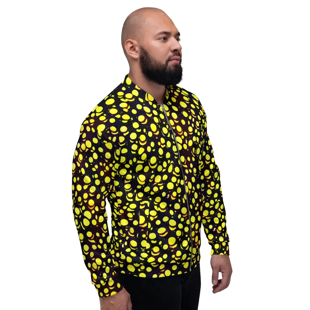 Luminous Scatter on Bomber Jacket — Right