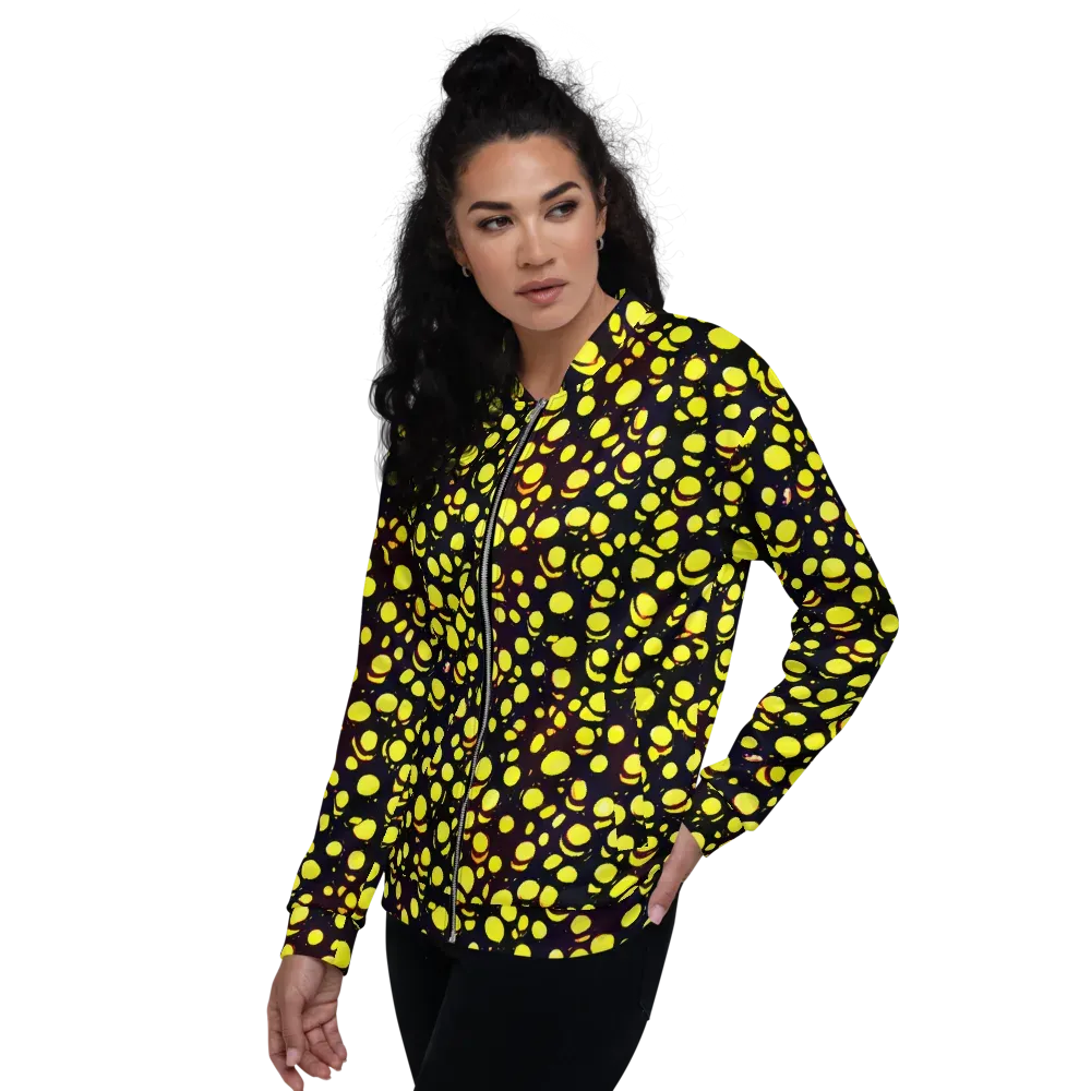 Luminous Scatter on Bomber Jacket — Left