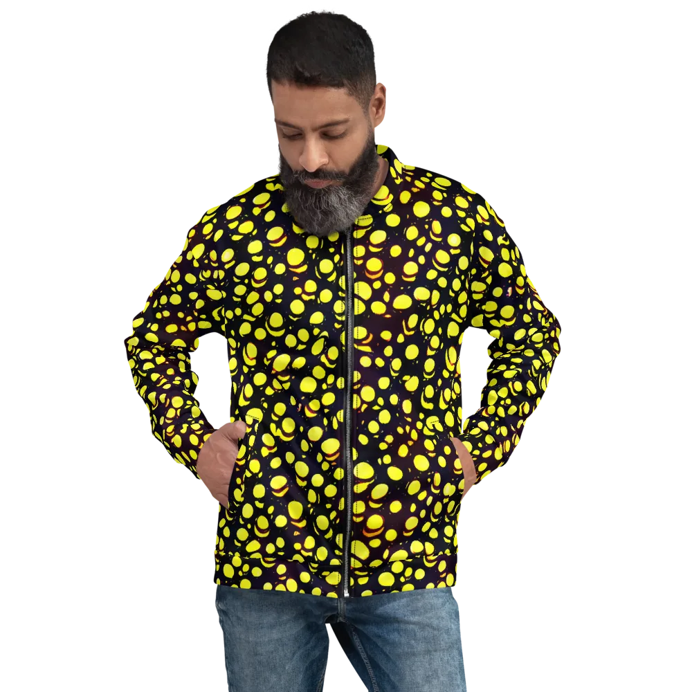 Luminous Scatter on Bomber Jacket — Front