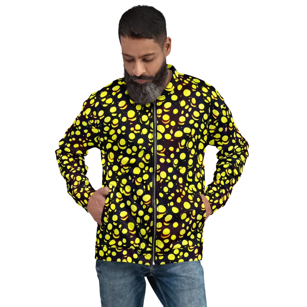 Luminous Scatter on Bomber Jacket — Front
