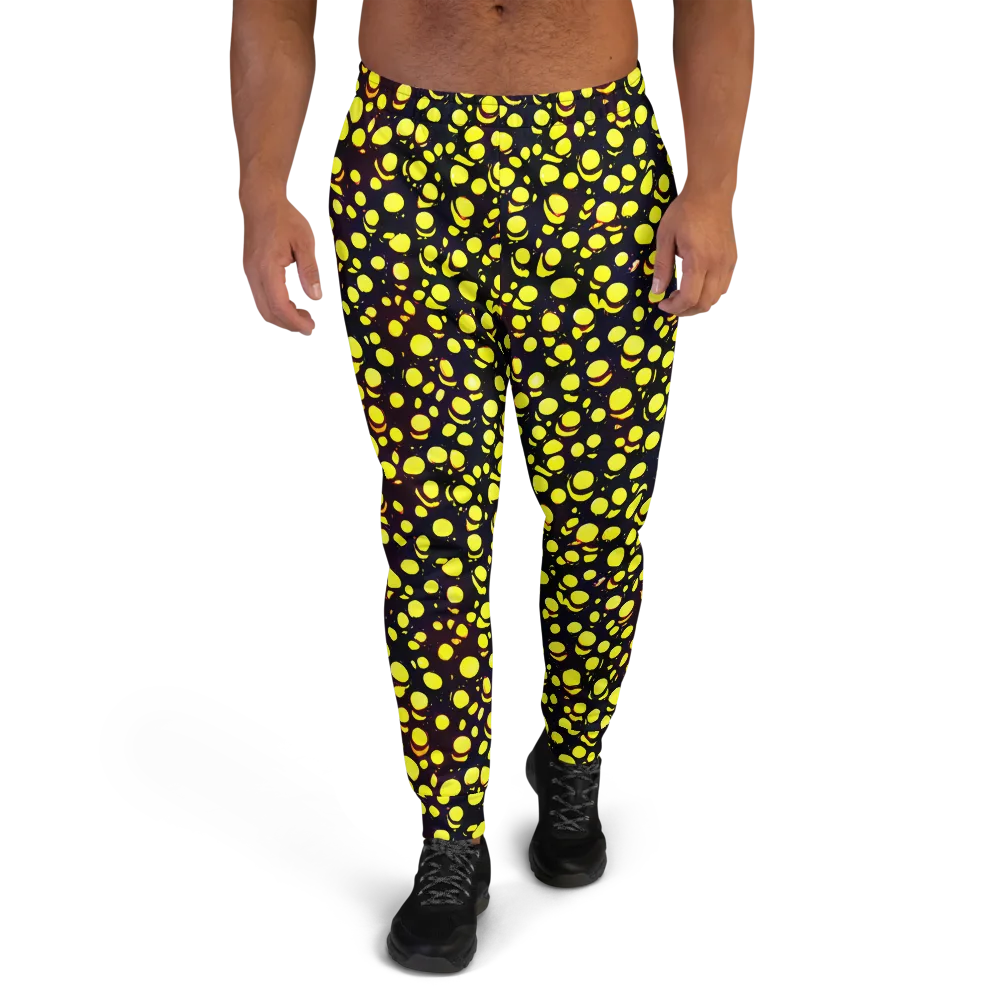 Luminous Scatter on Men's Joggers — Front