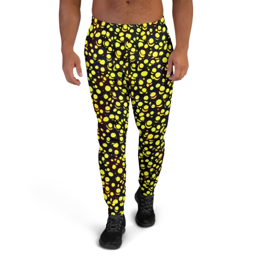Luminous Scatter on a Men's Joggers