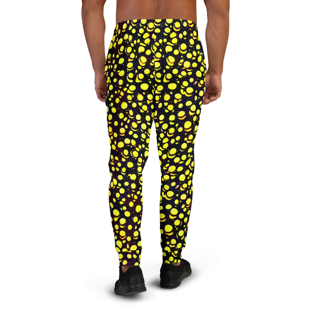 Luminous Scatter on Men's Joggers — Back