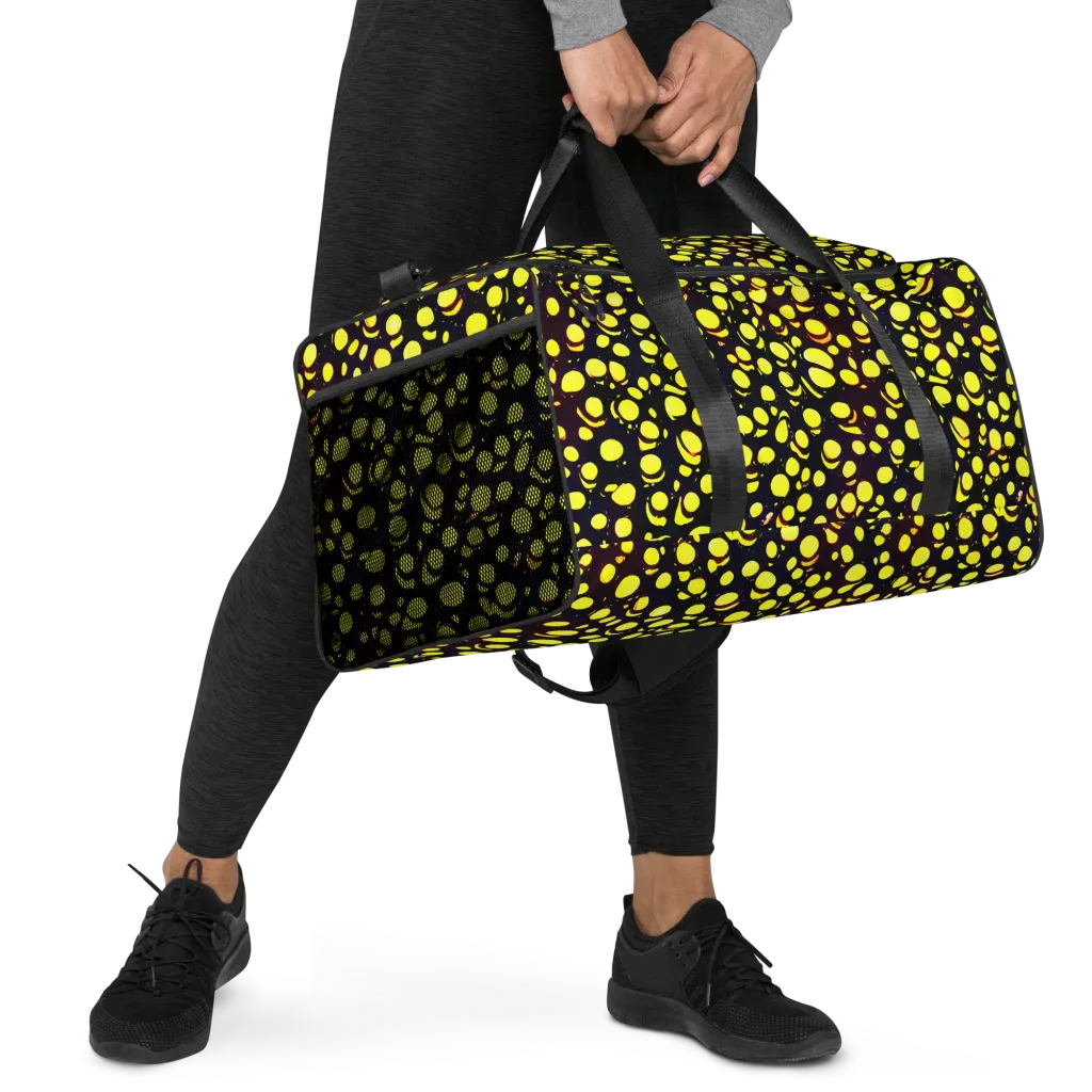 Luminous Scatter on Duffle Bag — Right Front