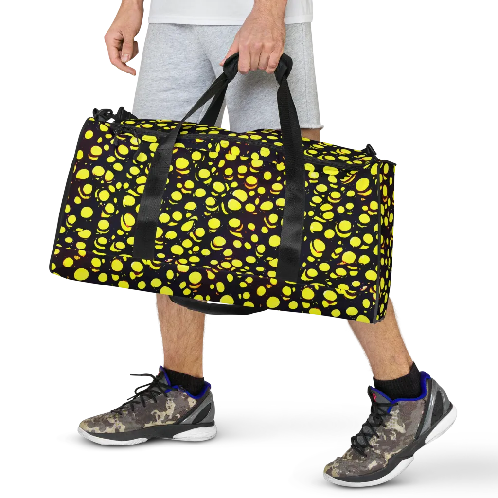 Luminous Scatter on Duffle Bag — Front