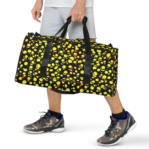 Luminous Scatter on a Duffle Bag