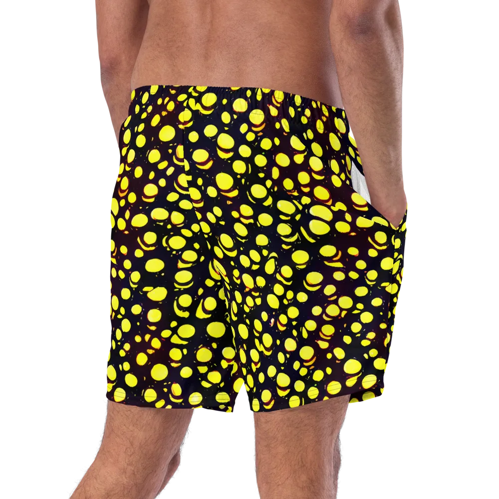 Luminous Scatter on Swim Trunks — Right Back