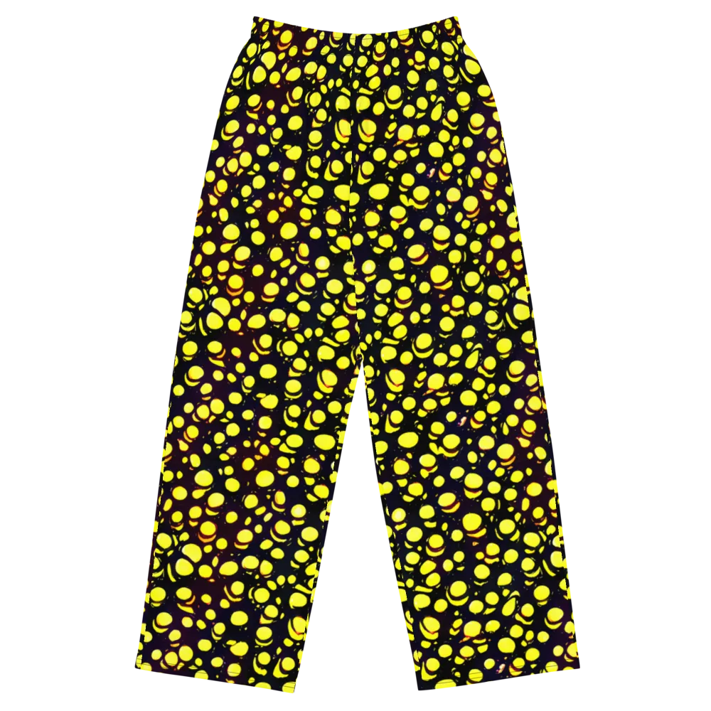 Luminous Scatter on Wide-Leg Pants — Front