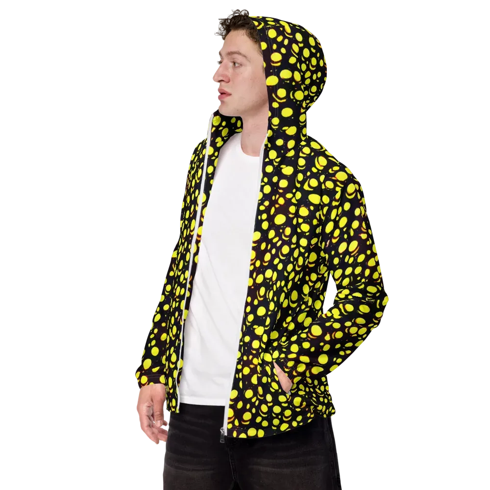 Luminous Scatter on Men's Windbreaker — Left Front
