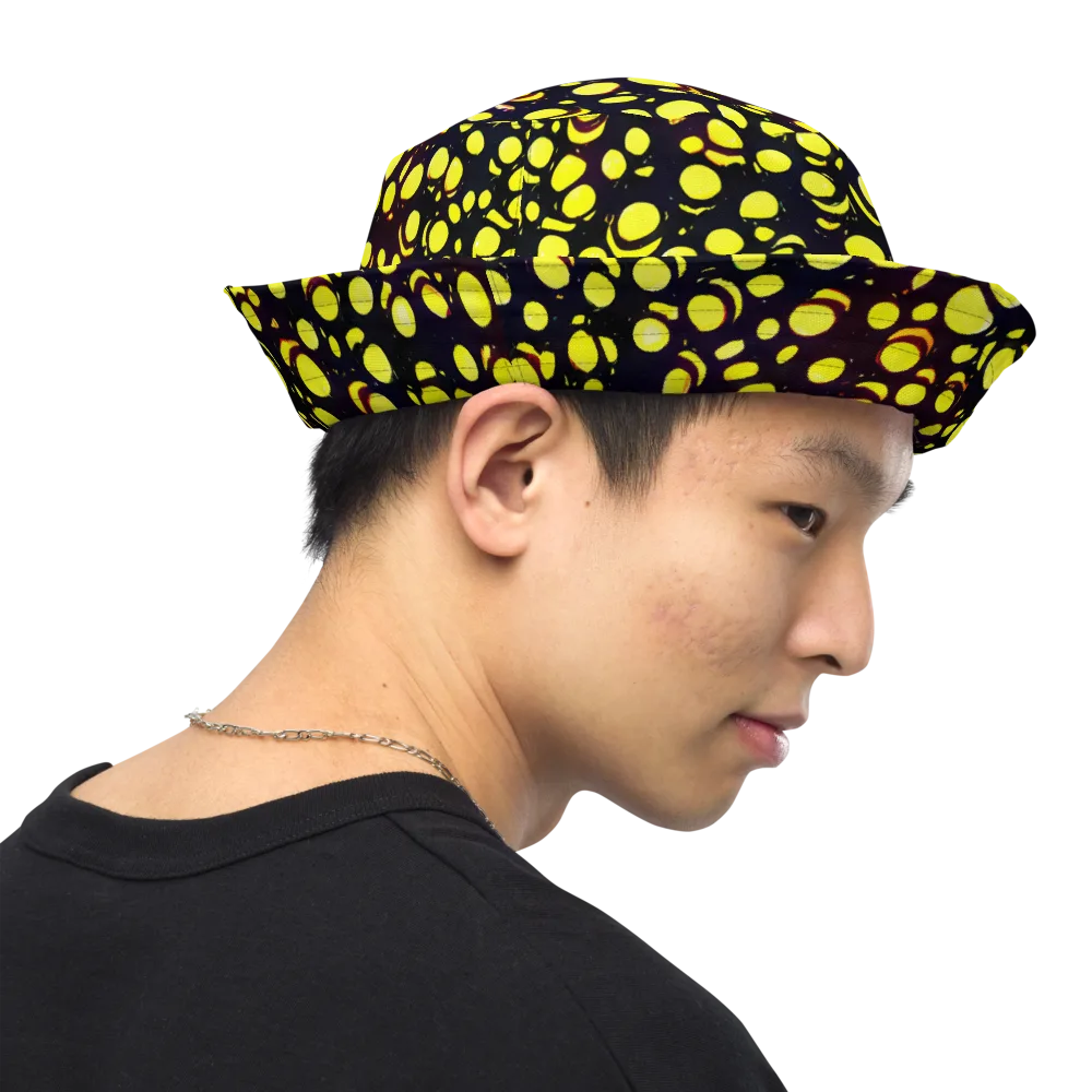 Luminous Scatter on Reversible Bucket Hat — Right Outside