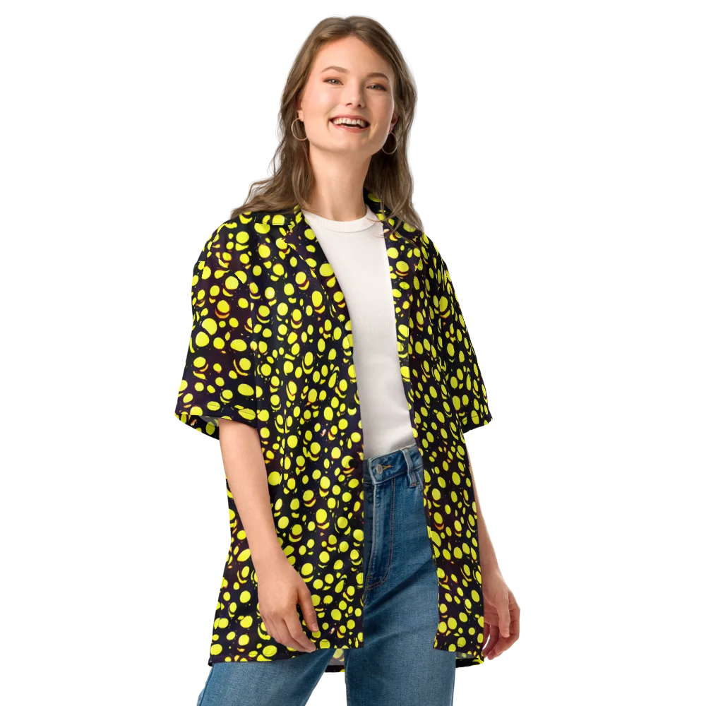 Luminous Scatter on Button Shirt — Front