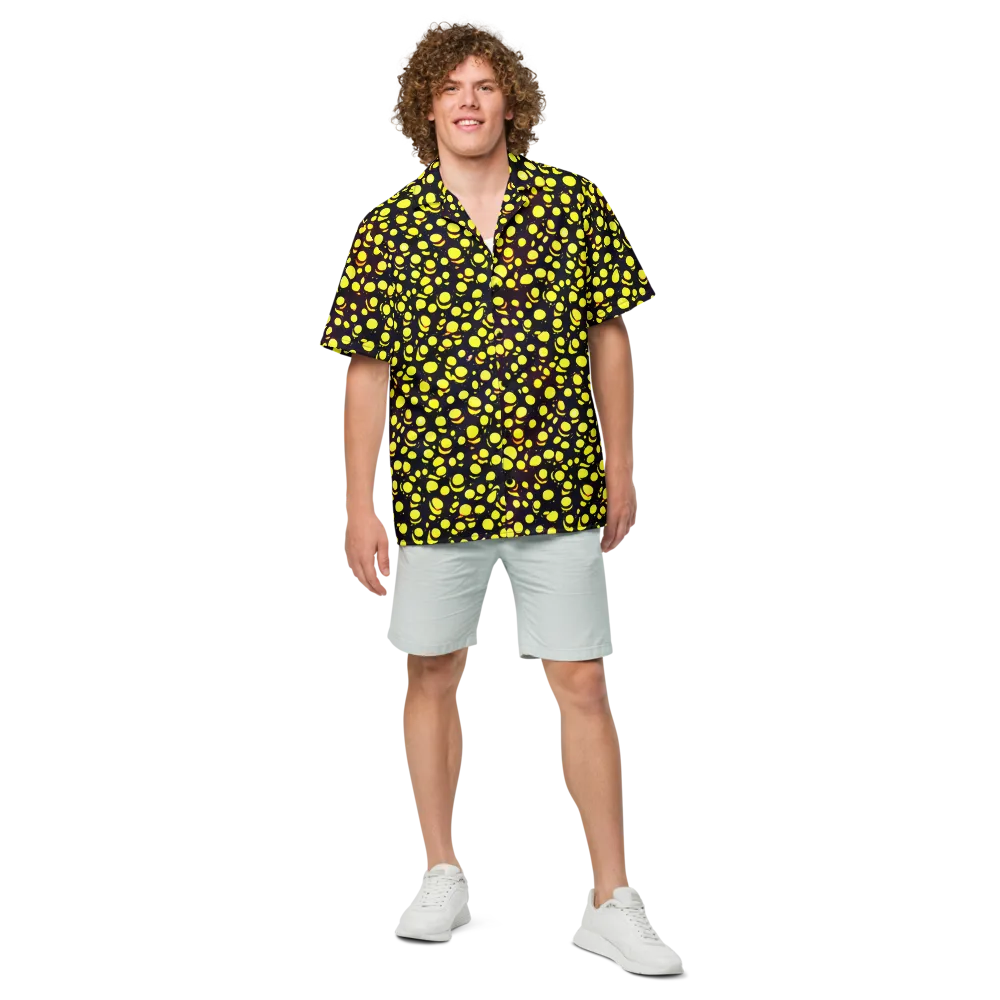 Luminous Scatter on Button Shirt — Front