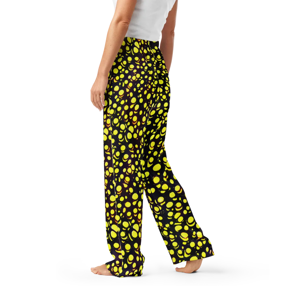 Luminous Scatter on Women's Pajama Pants — Left