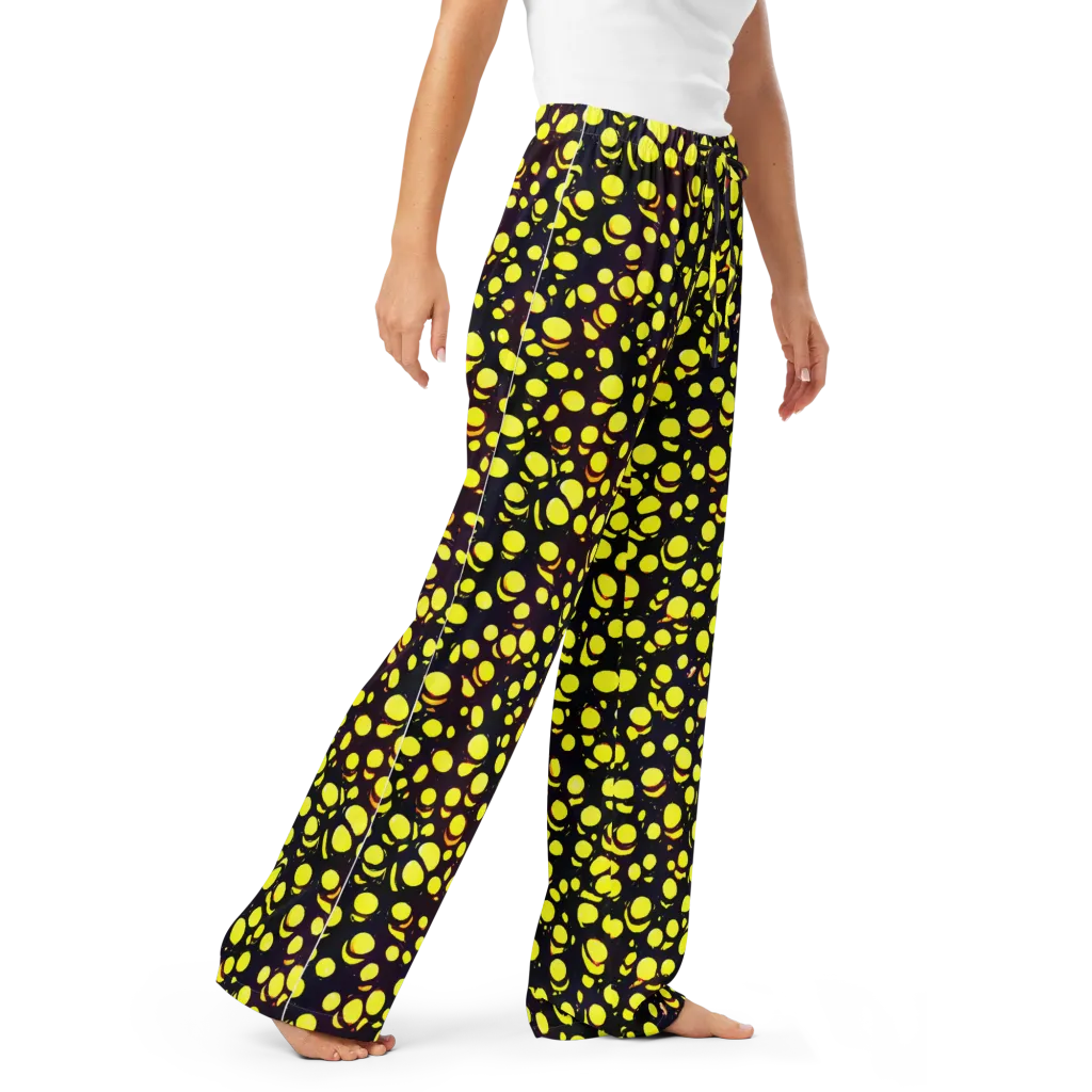 Luminous Scatter on Women's Pajama Pants — Right Front