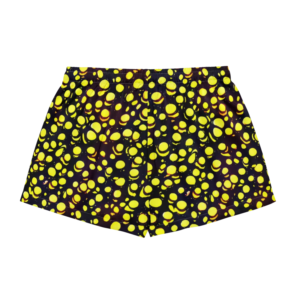 Luminous Scatter on Women's Pajama Shorts — Back