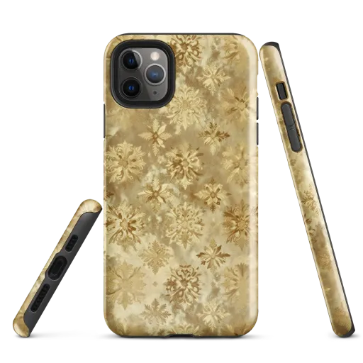 Champagne Damask on a Tough Case for iPhone®