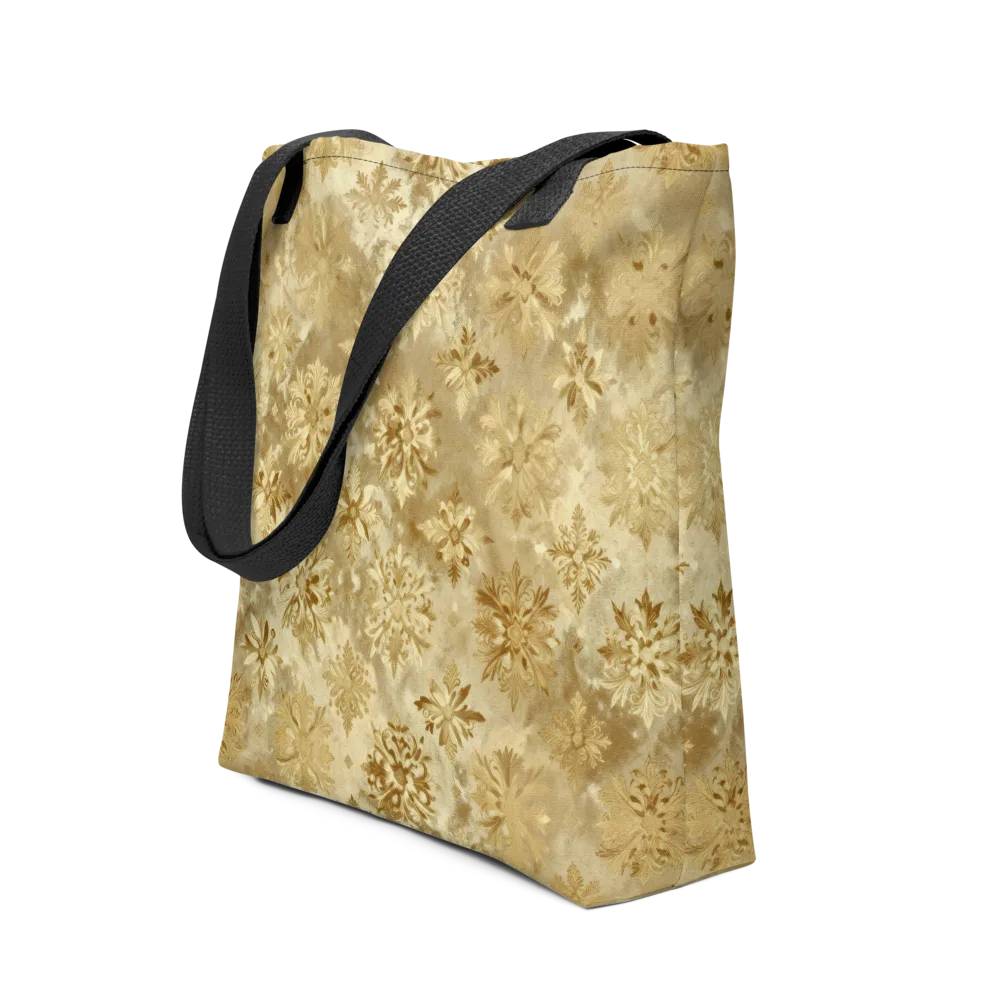 Champagne Damask on Tote Bag — Front