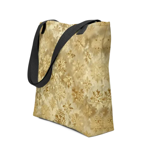 Champagne Damask on a Tote Bag