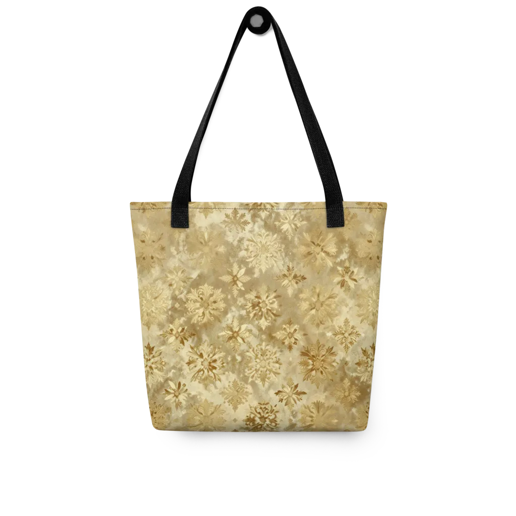 Champagne Damask on Tote Bag — Front