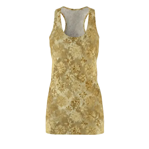 Champagne Damask on a Racerback Dress