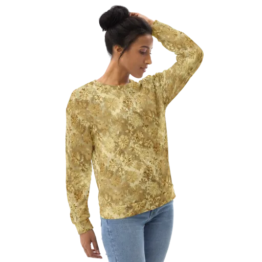 Champagne Damask on a Sweatshirt