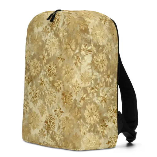 Champagne Damask on a Minimalist Backpack