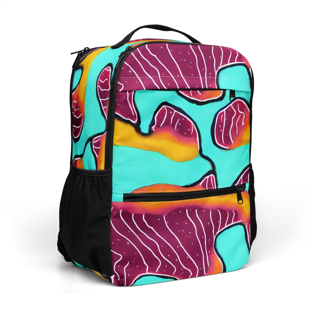 Aqua Heat on Utility Backpack — Right Front