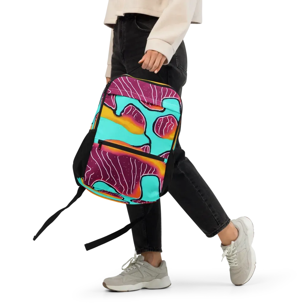 Aqua Heat on Utility Backpack — Front