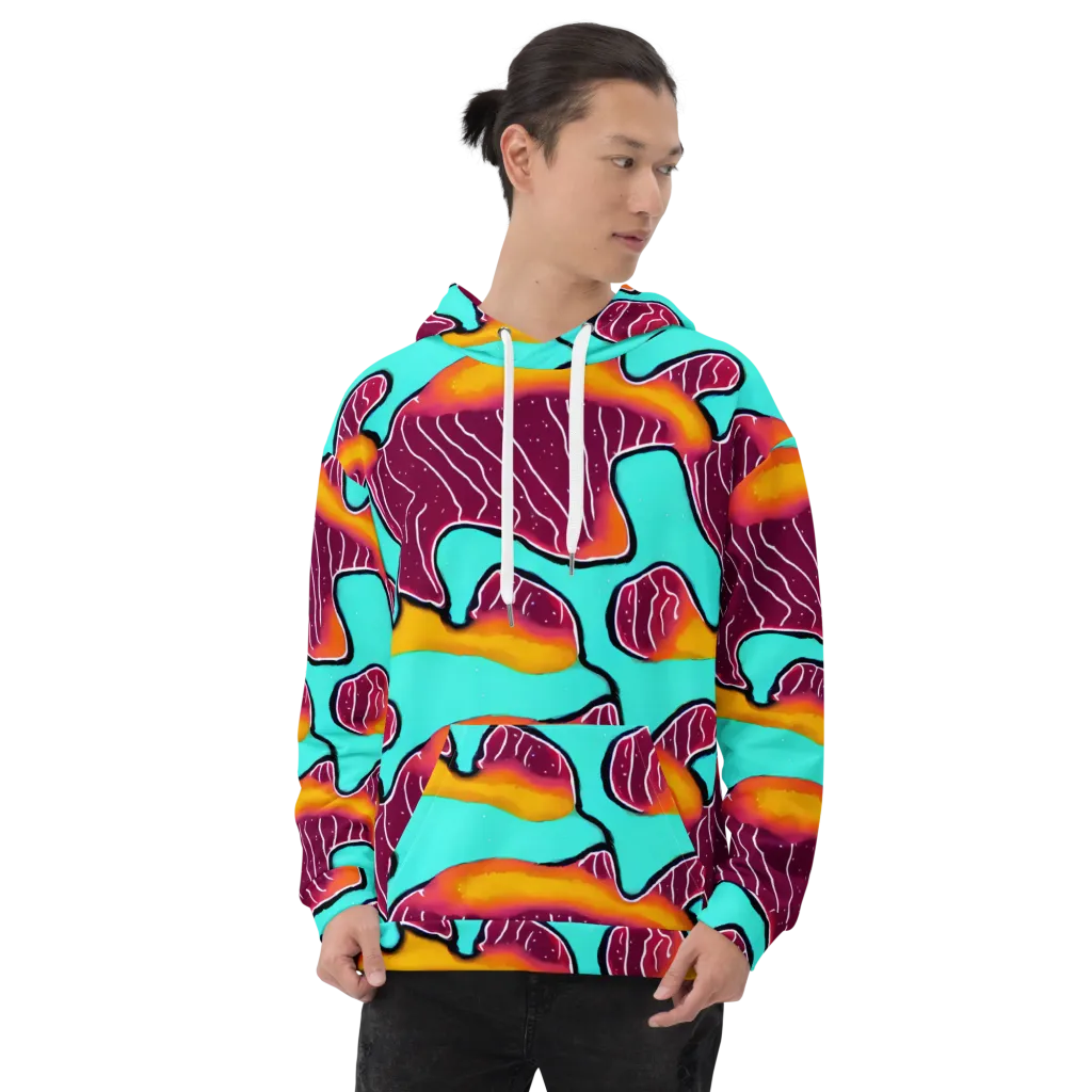 Aqua Heat on Hoodie — Front