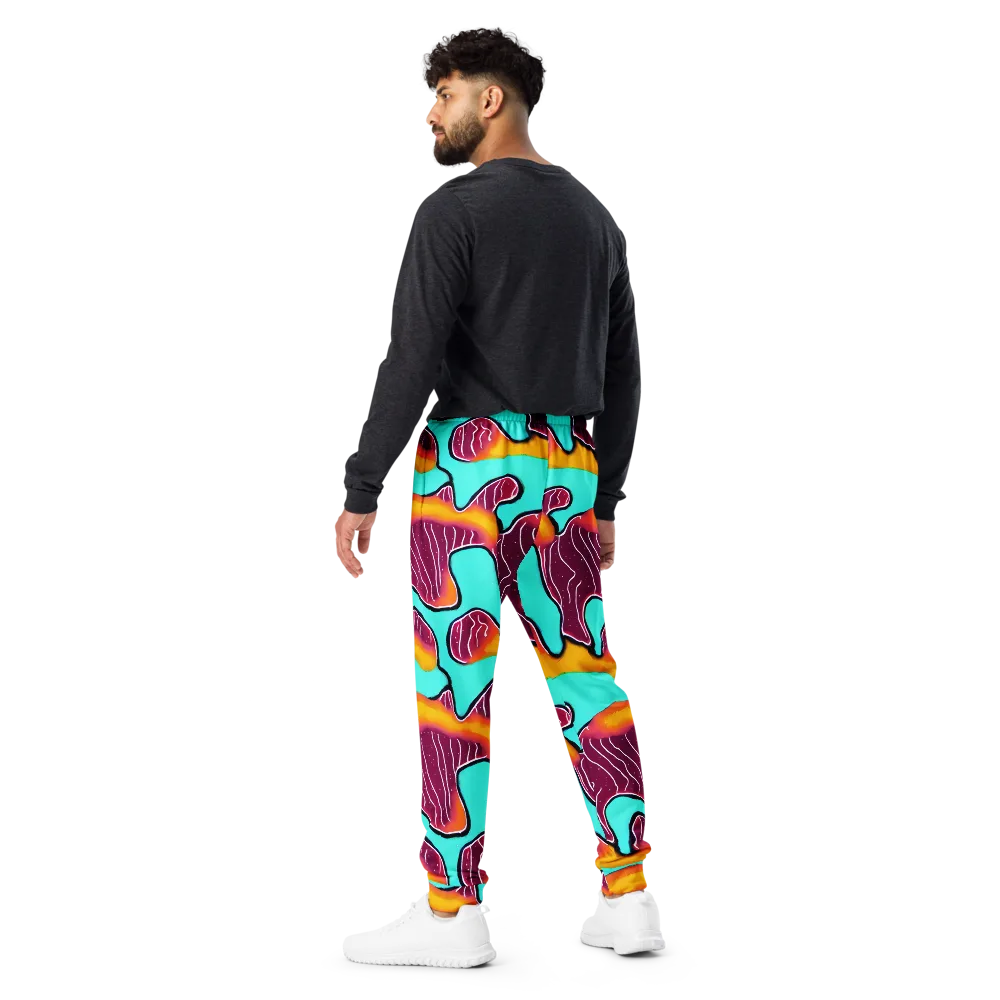 Aqua Heat on Men's Joggers — Back
