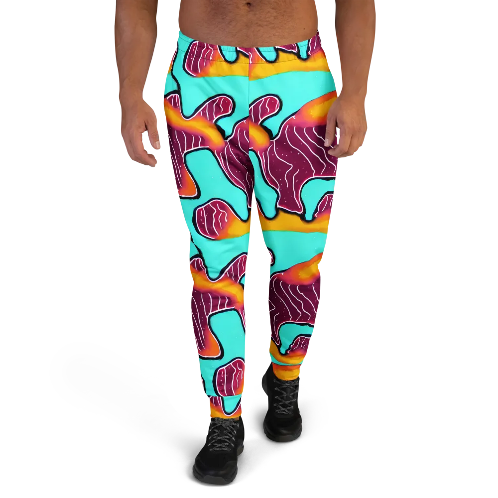 Aqua Heat on Men's Joggers — Front