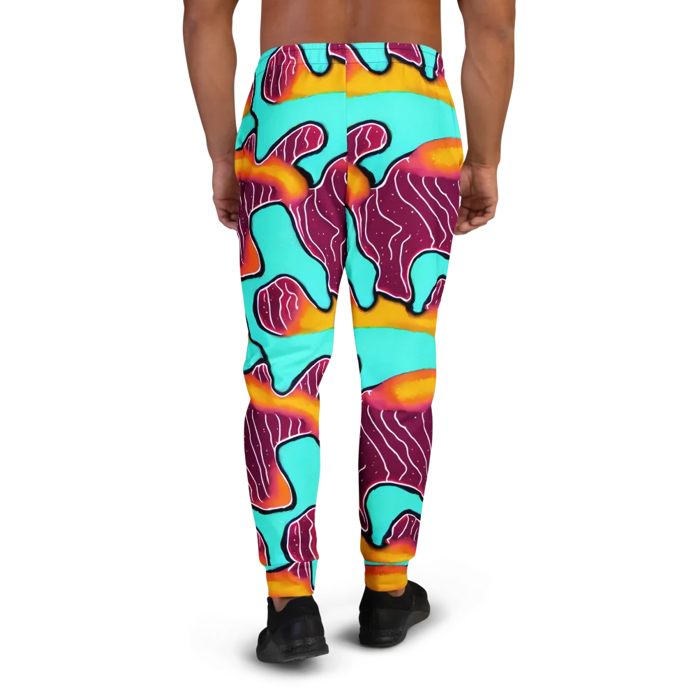 Aqua Heat on Men's Joggers — Back