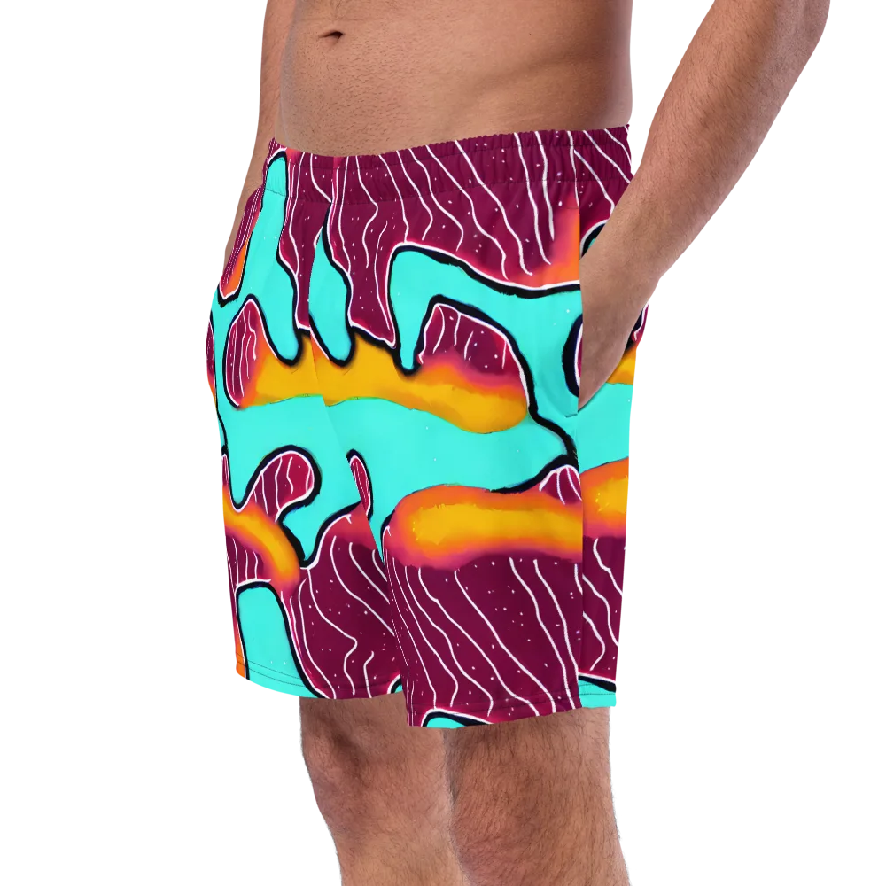 Aqua Heat on Swim Trunks — Left Front