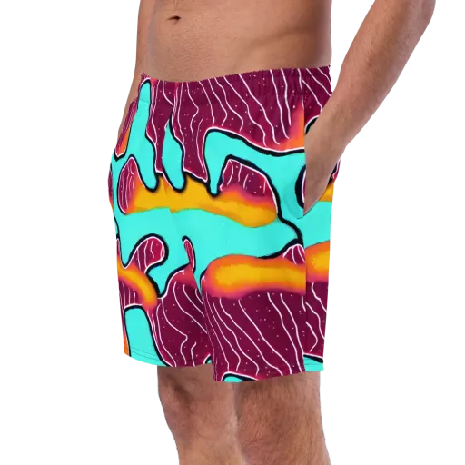 Aqua Heat on a Swim Trunks