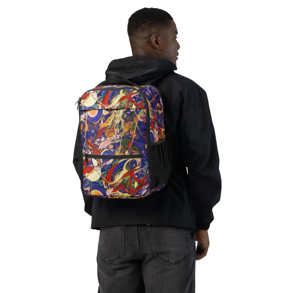 Navy Metamorphosis on Utility Backpack — Back