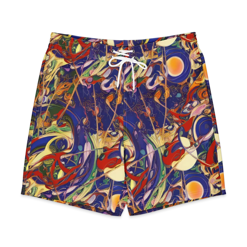 Navy Metamorphosis on Men's Board Shorts — Front